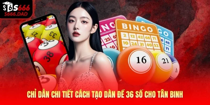 Chỉ dẫn chi tiết cách tạo dàn đề 36 số cho tân binh